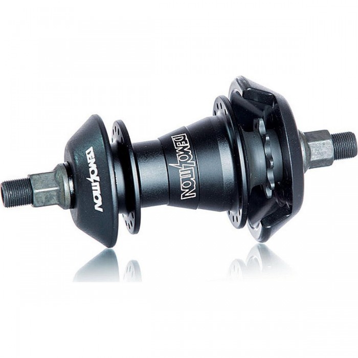 Demolition Whistler Black 9T RHD Cassette Hub with 6 Pawls & 14mm CrMo Axle - 1