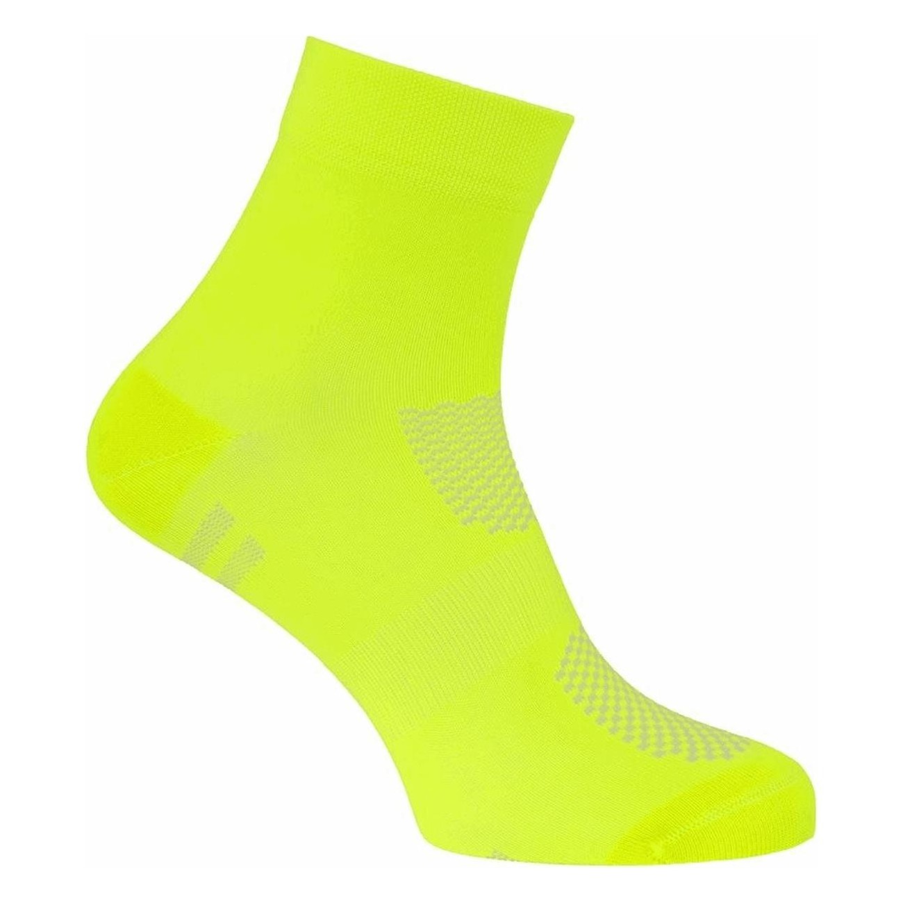 Atmungsaktive Coolmax Sportstrümpfe 13cm Gelb Fluoreszierend S-M - 1