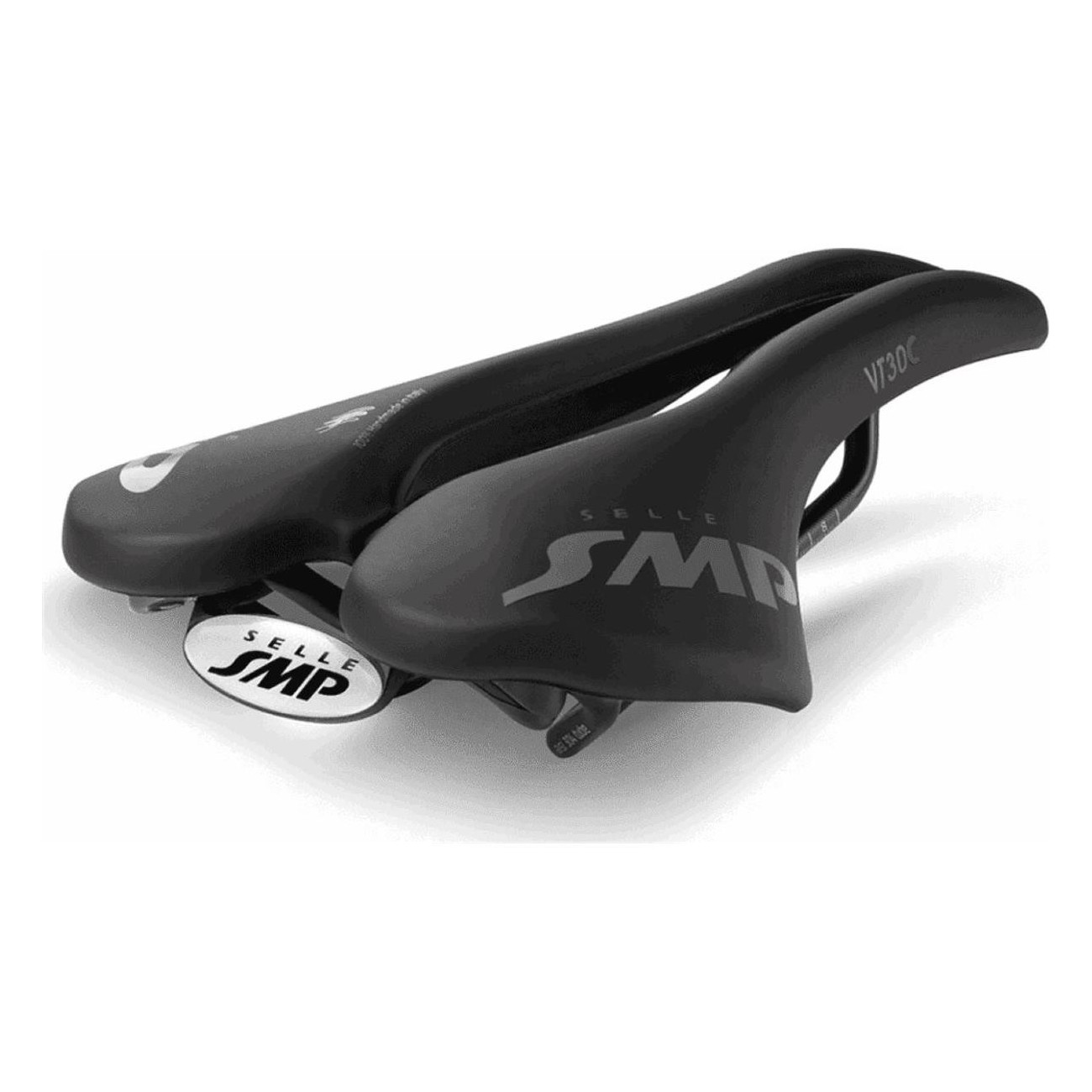 VT30C Black Saddle for MTB, Road and Gravel with Velvet Touch Cover - 1