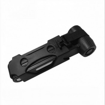 B-Urban 840 mm Folding Lock in Steel with Black Support for Bicycle - 1