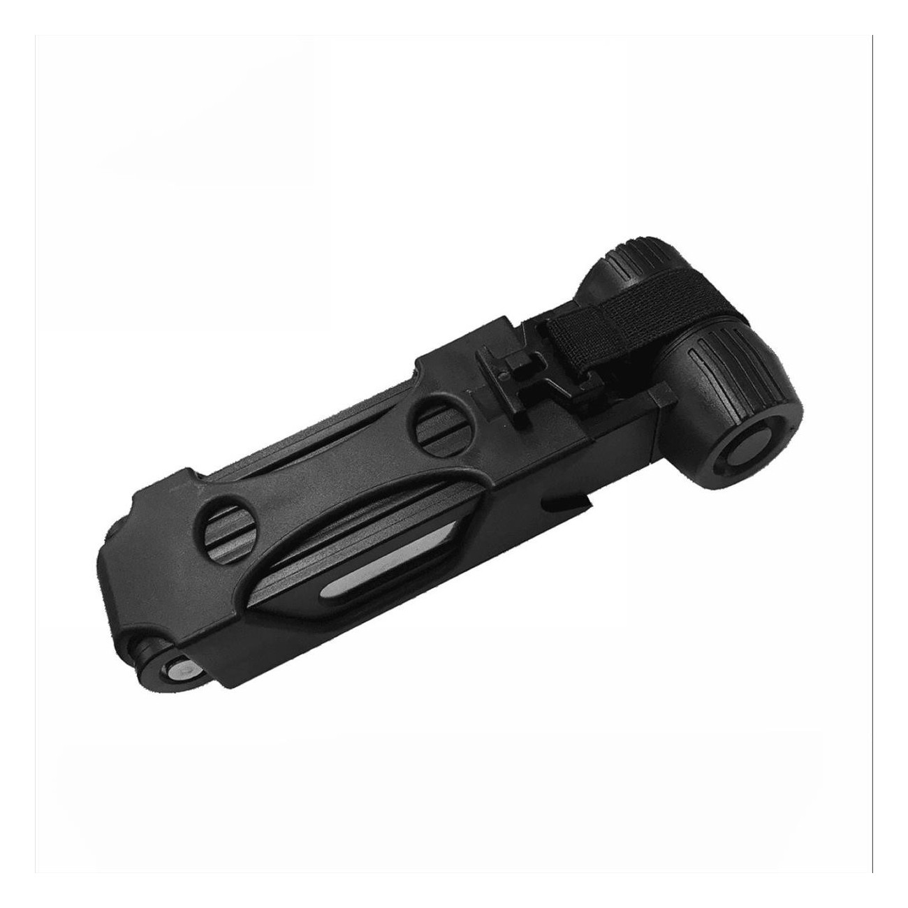 B-Urban 840 mm Folding Lock in Steel with Black Support for Bicycle - 1