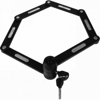 Lucchetto pieghevole B-Urban 840 mm in acciaio con supporto nero per bicicletta - 2 - Lucchetti - 8055320657511