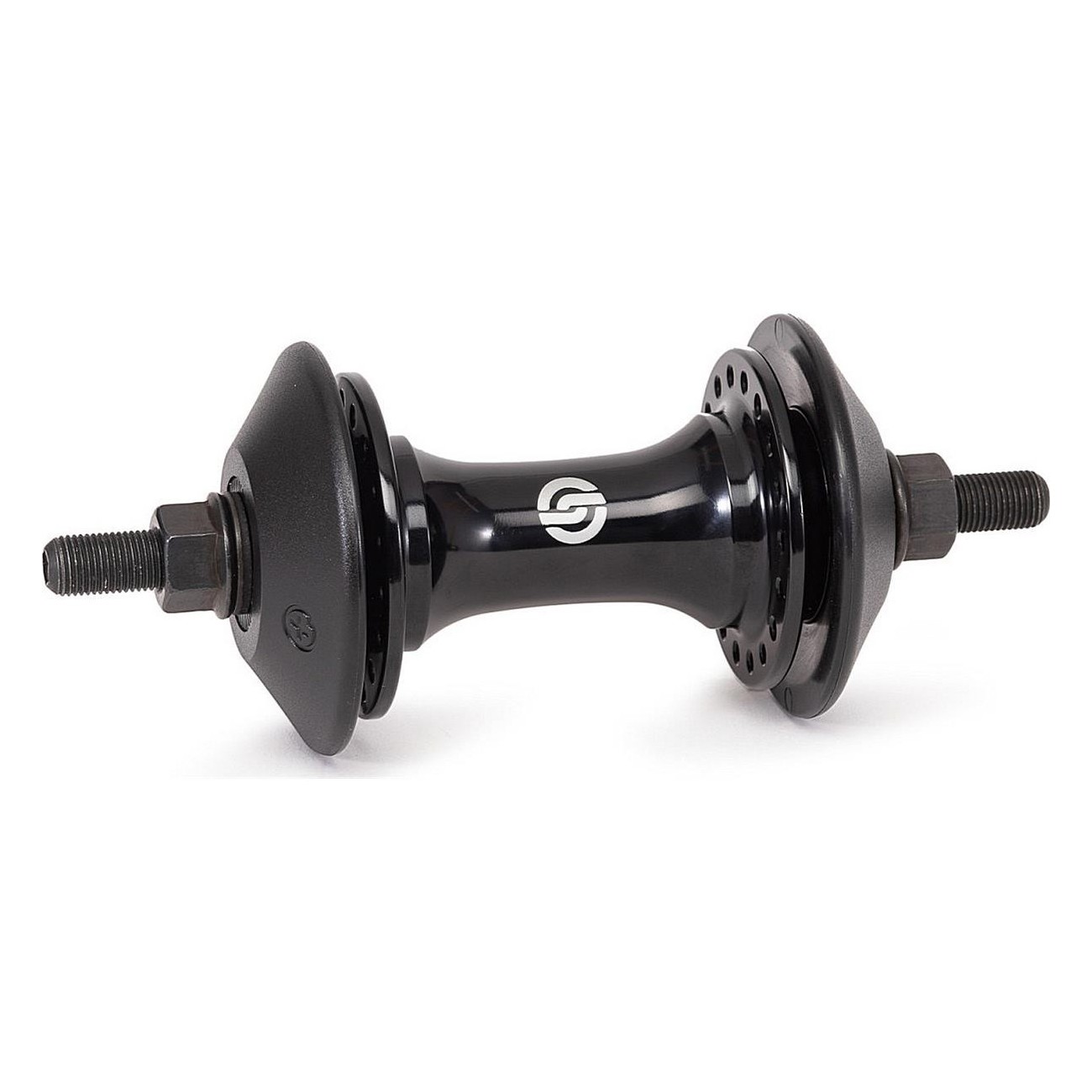 Salt EX Front Hub Black 36 Holes with 3/8' Male Axle and Nylon Protectors - 1