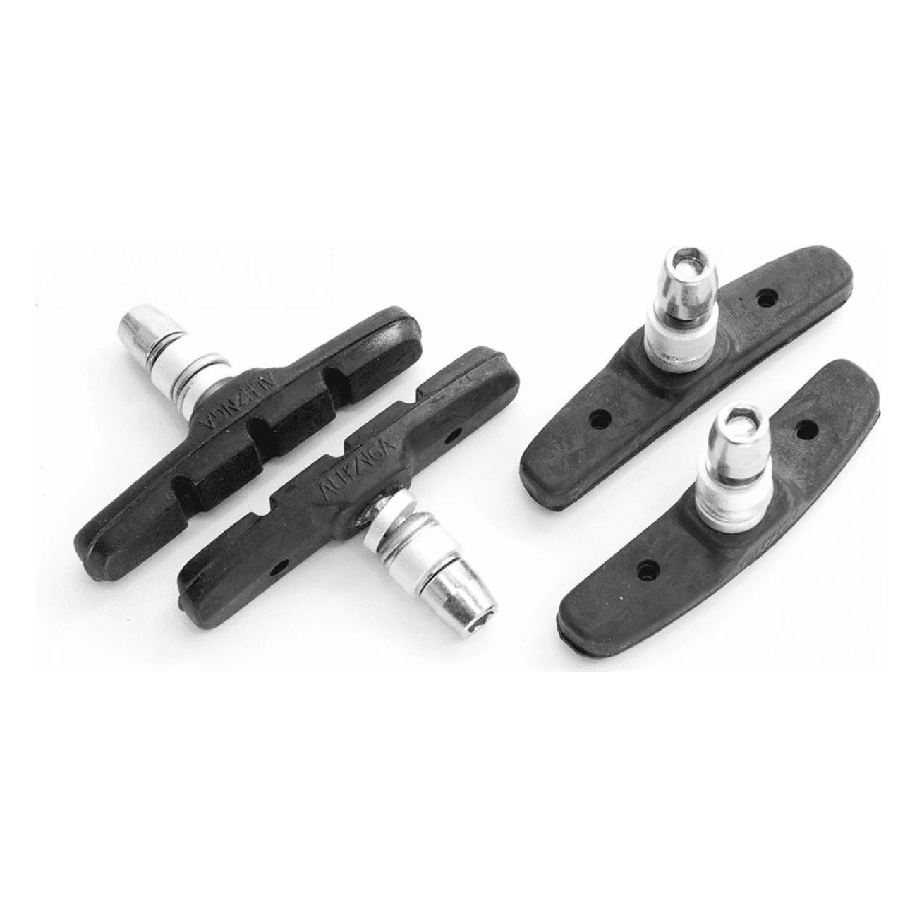 Set von 4 MTB V-Brake 72mm Bremsbelägen für Offroad - 1