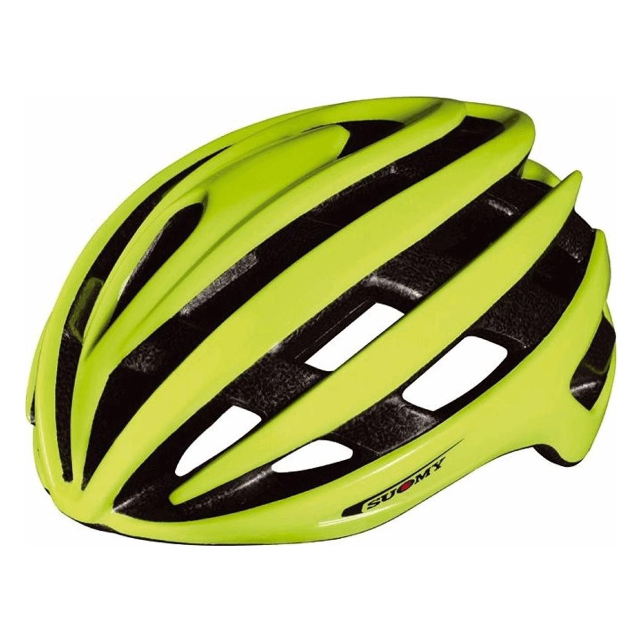 Casco SUOMY VORTEX Amarillo Fluo - Talla M (54/58cm), 230g - Seguridad y Estilo - 1