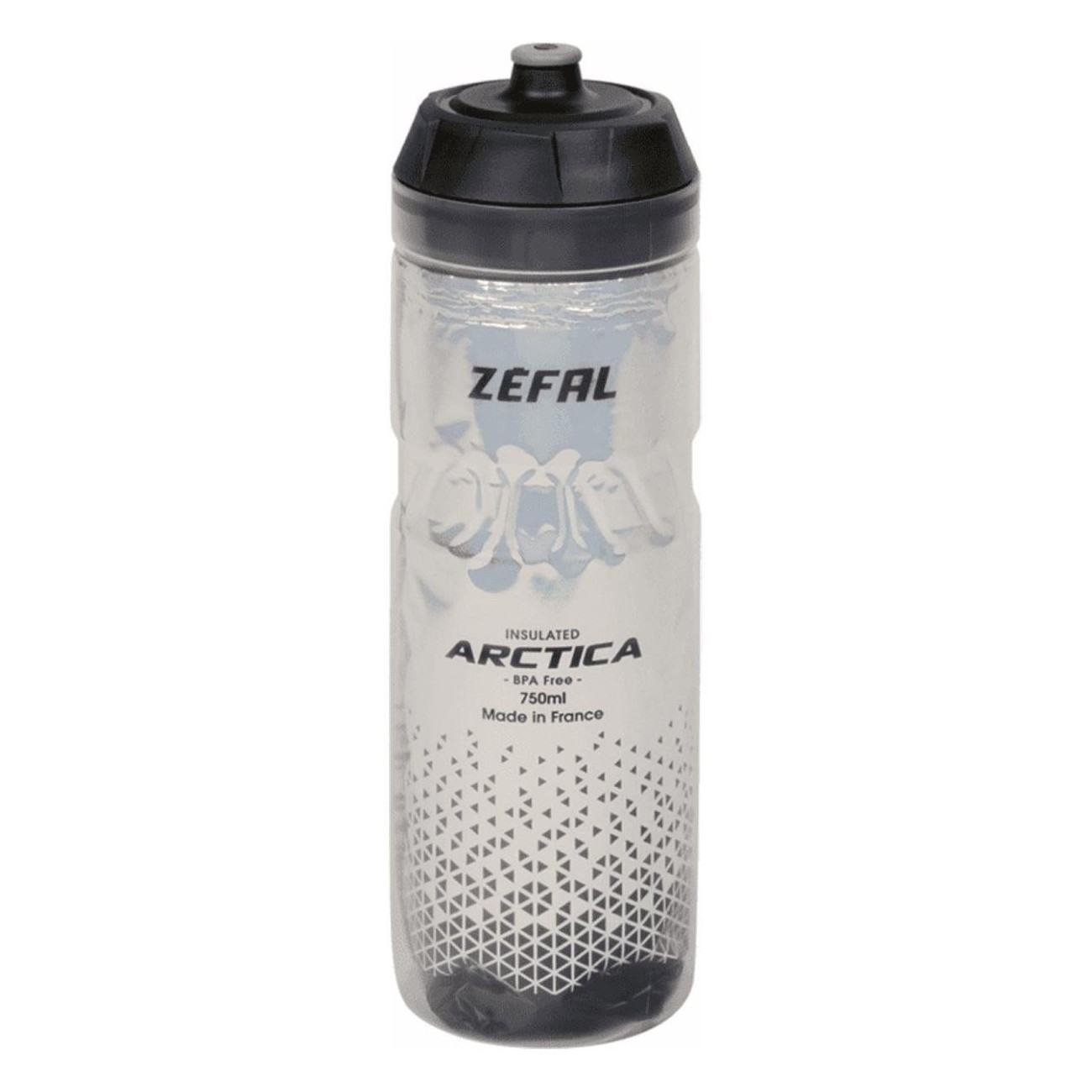 Thermal Bottle 750 ml Gray-Black, Modern Design, Keeps Temperature for 2.5 Hours - 1