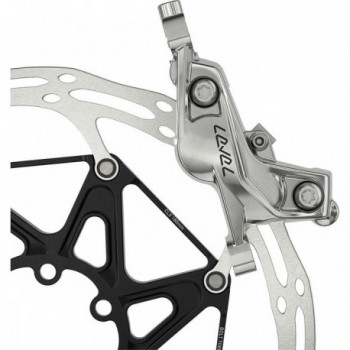 Freno Anteriore Sram Level Ultimate Stealth Argento, 4 Pistoni, 950mm, Senza Rotore/Adattatore - 6 - Pinze e comandi - 071084587