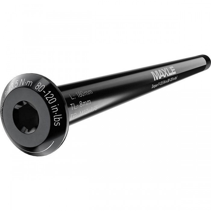 Maxle Stealth Rear Axle MTB 12x148 mm, Length 180 mm, M12x1.75, Black - 1