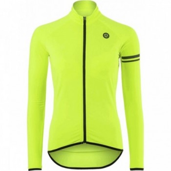 Maglia Sportiva Donna Giallo Fluo XS - Traspirante e Confortevole con Maniche Lunghe - 1 - Maglie - 8717565689305