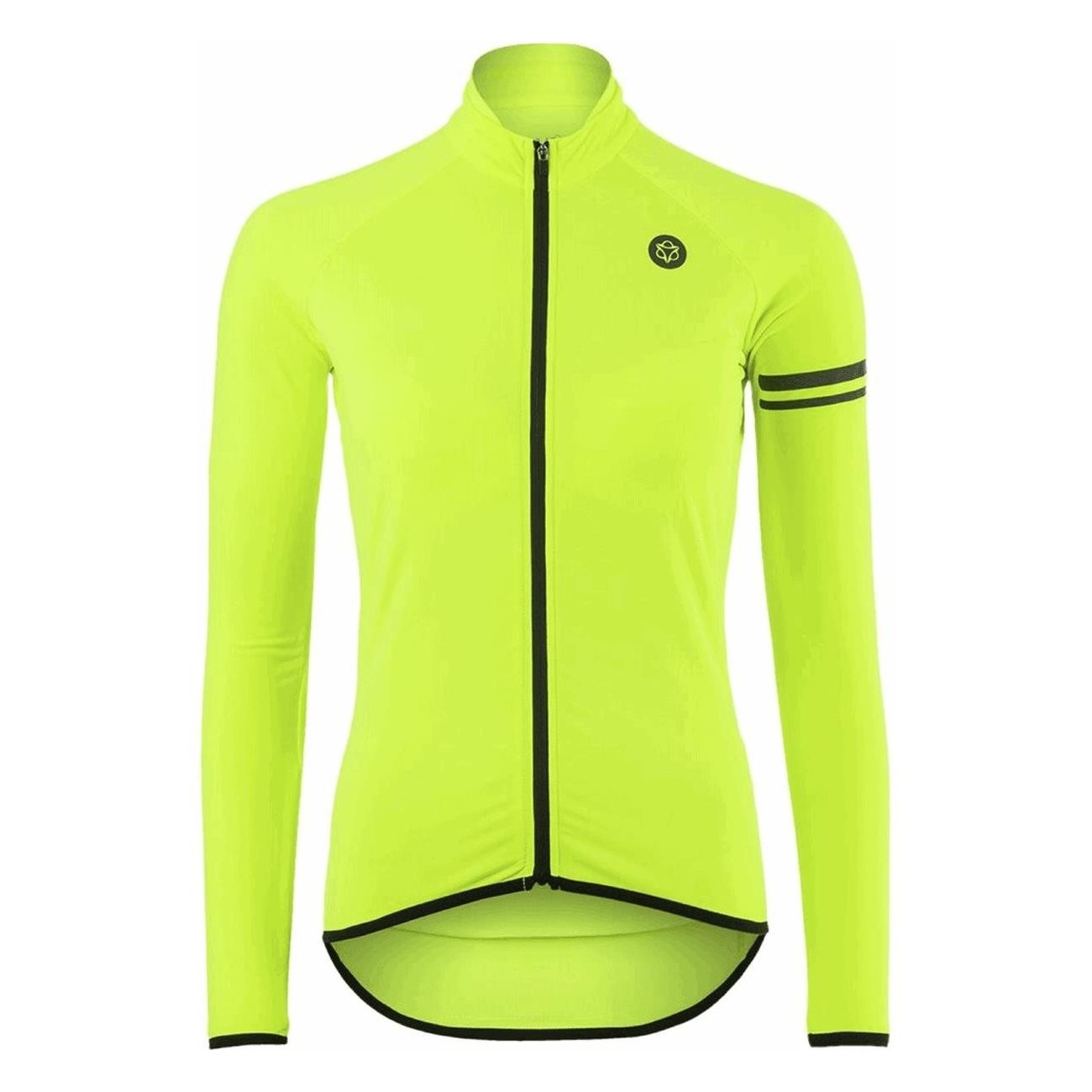 T-shirt Sport Femme Jaune Fluo XS - Respirante et Confortable à Manches Longues - 1