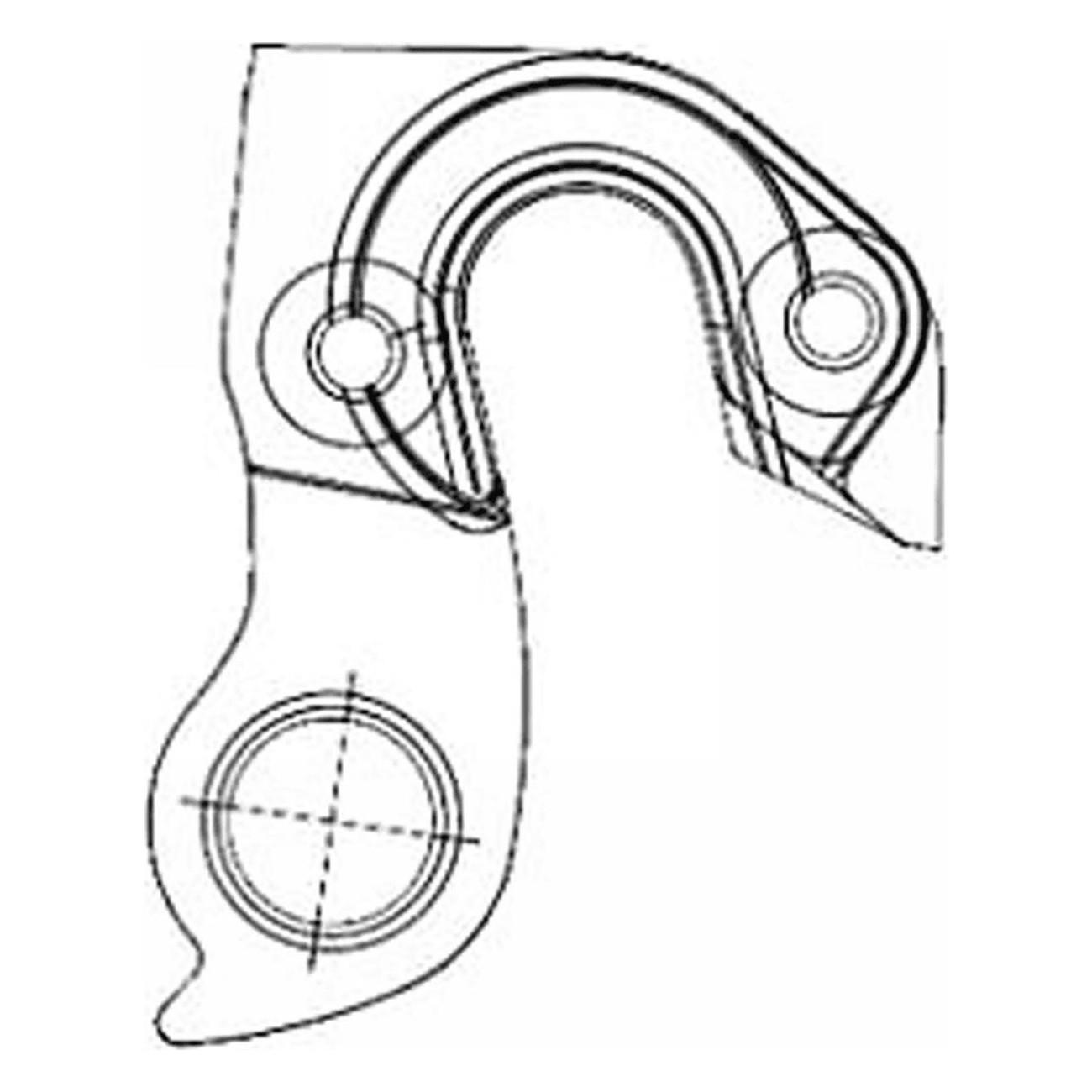 Soporte de Cambio Kross DP-29 de Aluminio CNC para Modelos Vento 2015-2016 - 1