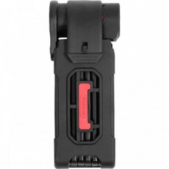 K-Traz F16L 95cm Foldable Lock in Reinforced Steel Black/Red with Frame Support - 1