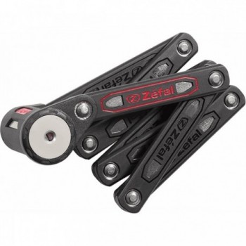 K-Traz F16L 95cm Foldable Lock in Reinforced Steel Black/Red with Frame Support - 2