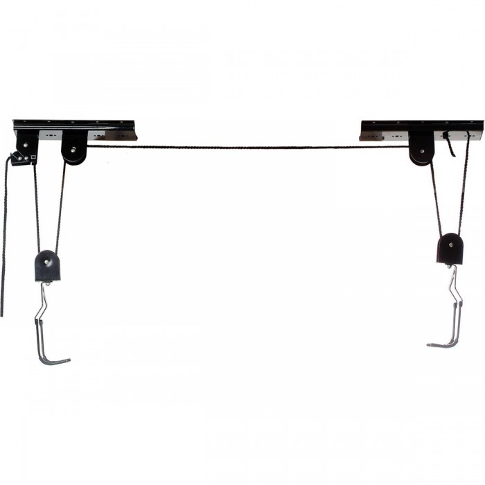 Black Bike Lift Basic - Bicycle Hoist Up to 4m and 20kg - 1