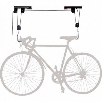 Black Bike Lift Basic - Bicycle Hoist Up to 4m and 20kg - 5