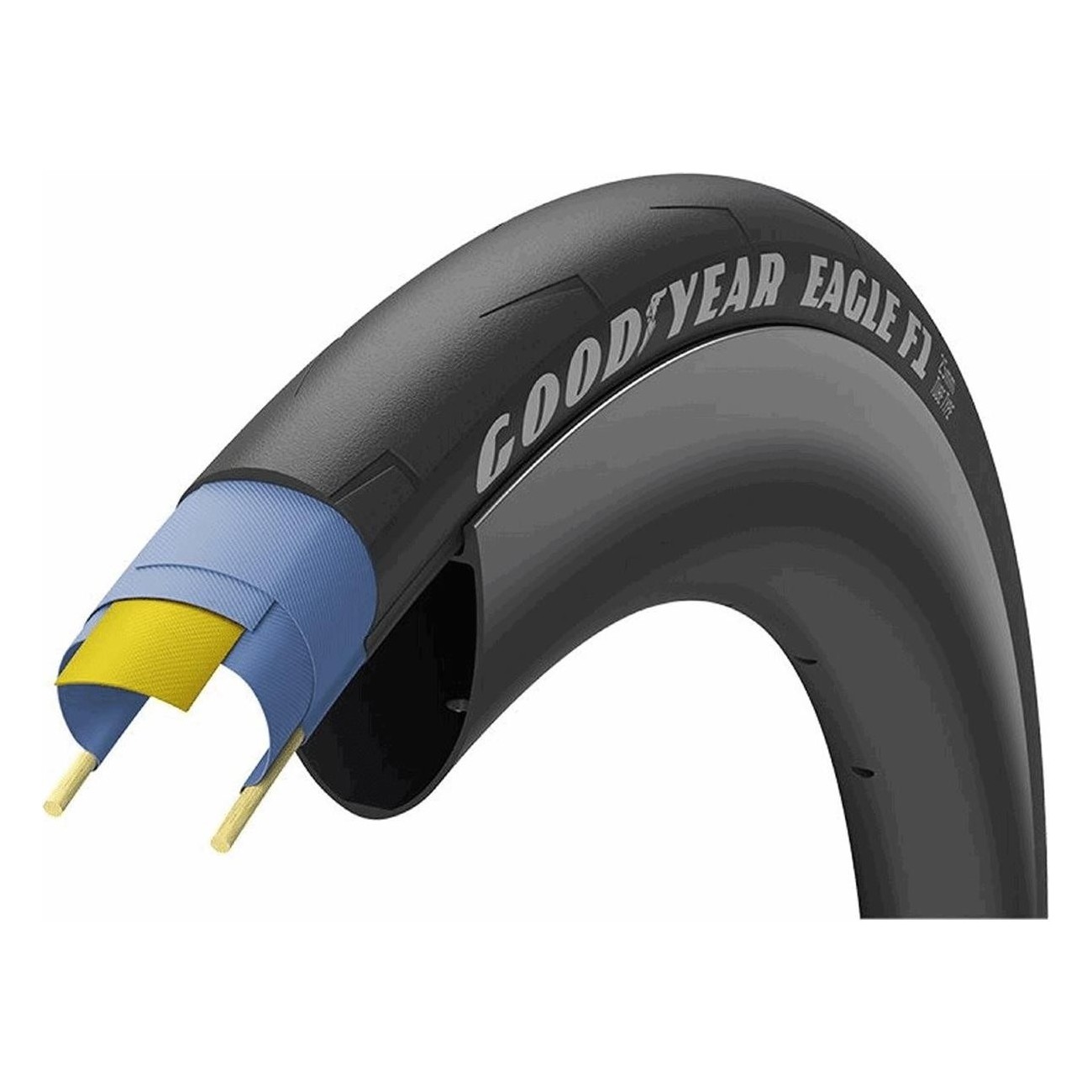 Copertone Goodyear Eagle F1 700x25 Pieghevole Nero - Prestazioni Eccezionali e Affidabilità per Bicicletta - 1 - Copertoni - 081