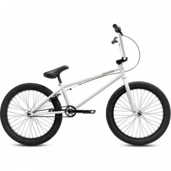 Green Spectrum BMX and Pumptrack Bike 22 White - Chromoly Frame, 22' Wheels - 1