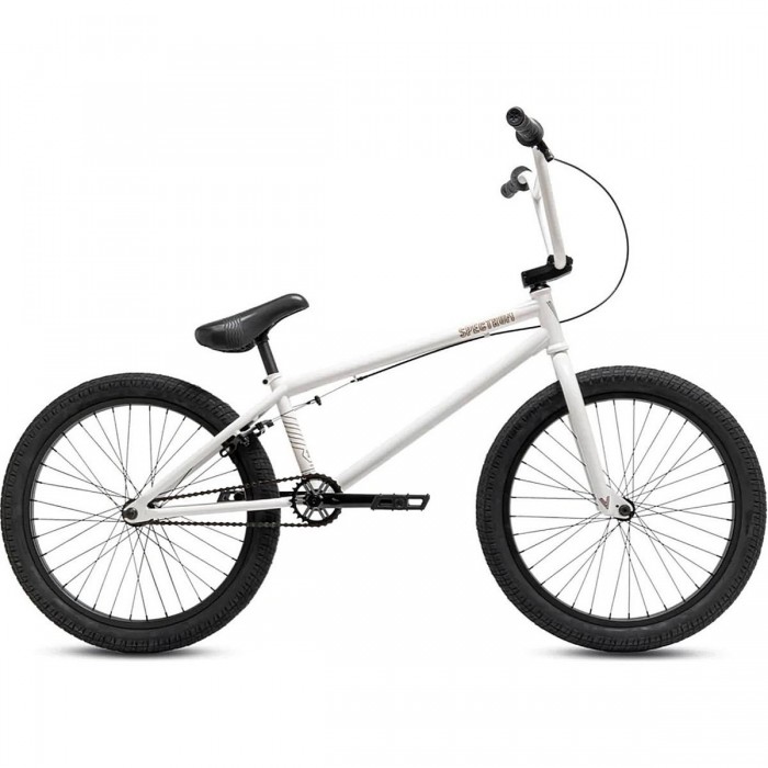 Green Spectrum BMX and Pumptrack Bike 22 White - Chromoly Frame, 22' Wheels - 1