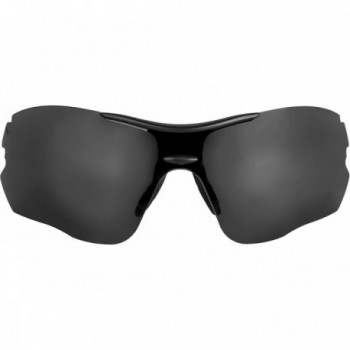 Lunettes de soleil sportives M-WAVE noires avec verres interchangeables UV400 - 3