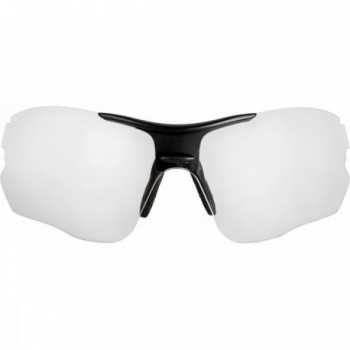 Lunettes de soleil sportives M-WAVE noires avec verres interchangeables UV400 - 4