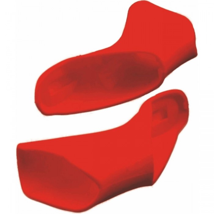 Red Lever Covers for Shimano Ultegra Di2 6770 10V - Compatible with Road Bike Controls - 1