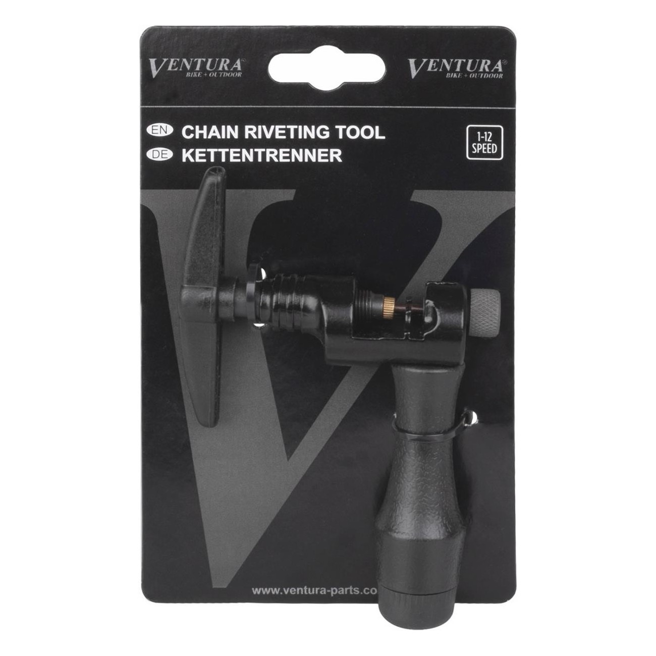 Ventura Chain Riveter 1-12 Speed Black - Special Bicycle Tool - 3