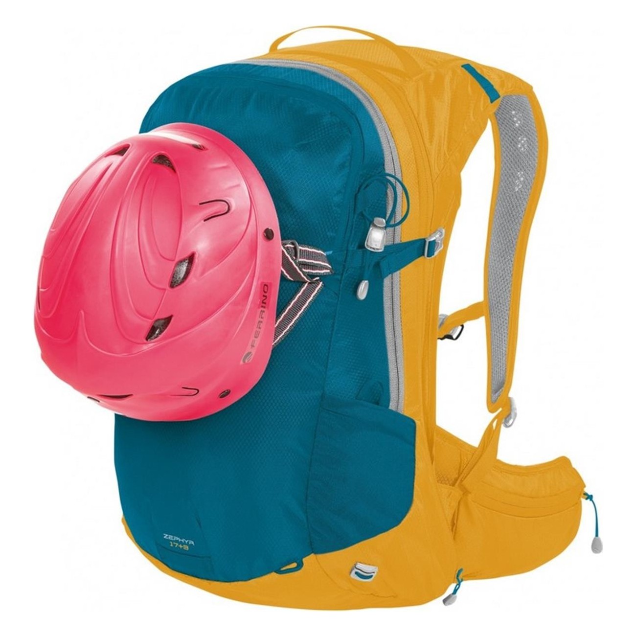 Sac à dos Zephyr 17+3L Bleu pour Trekking avec Housse et Système d'Hydratation - 6