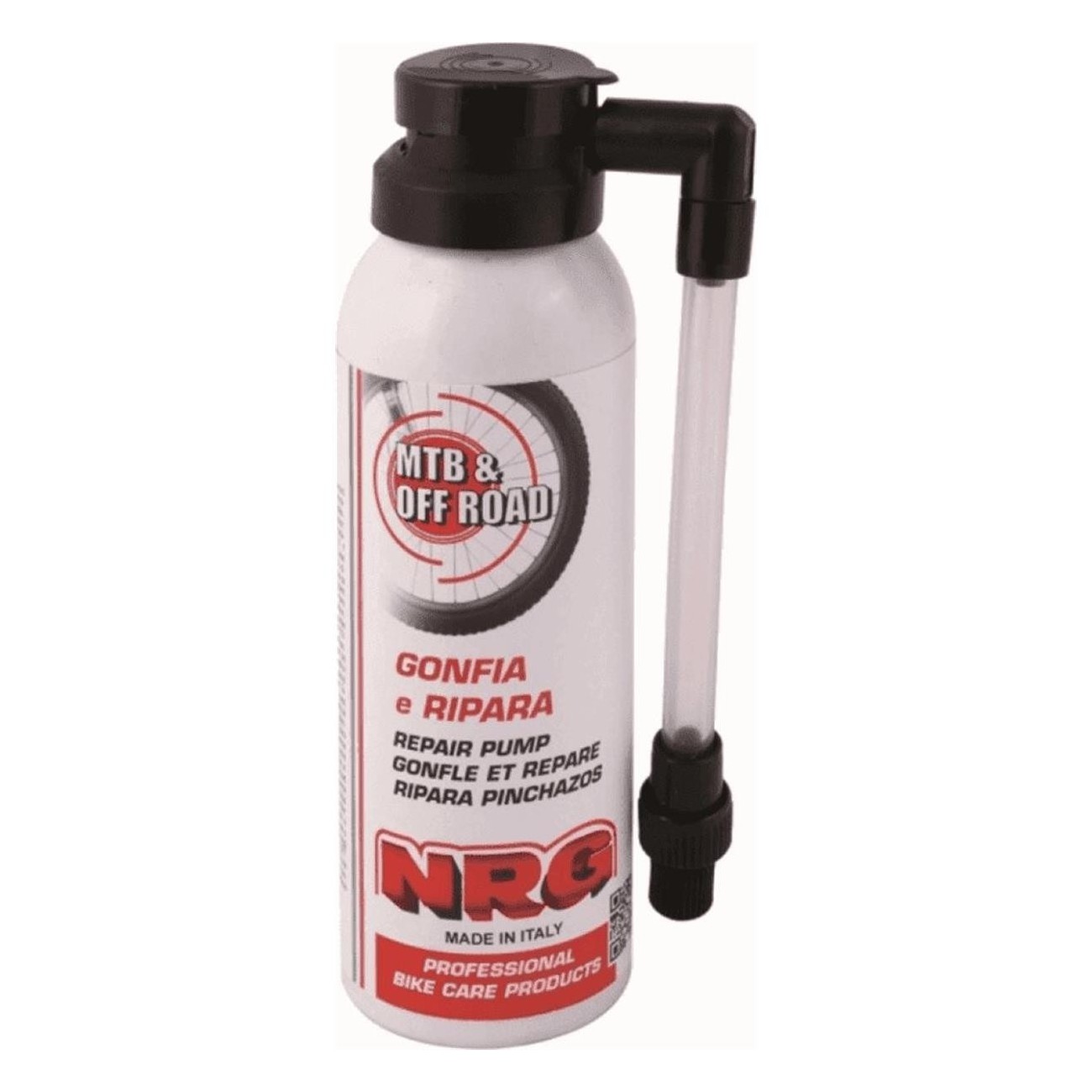 Eco-Friendly Tire Inflator and Repair 125ml, 4.5 bar, Natural Sealant - 1