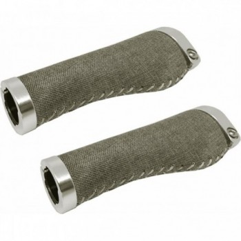 Puños Ergonómicos de Tela Arena 127mm con Collarín de Aluminio - 2