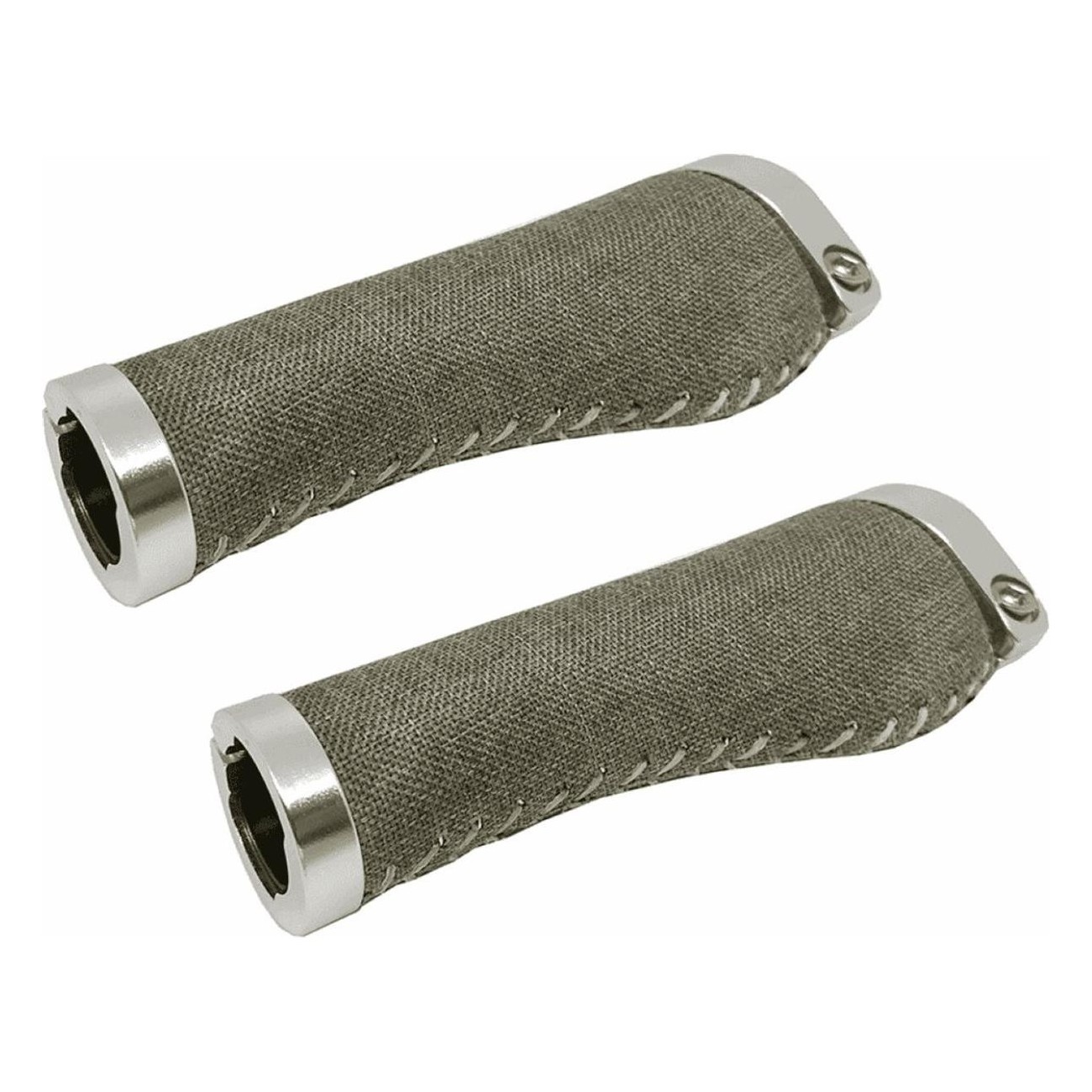 Puños Ergonómicos de Tela Arena 127mm con Collarín de Aluminio - 2