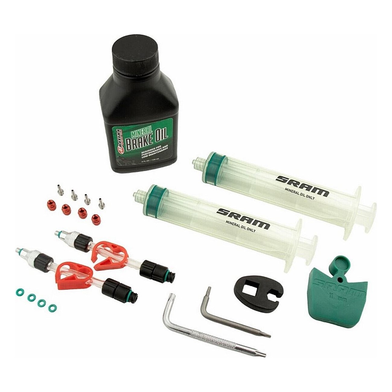 Kit de purge SRAM avec huile minérale Maxima DB8 - Indispensable pour mécaniciens - 1