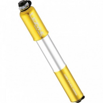 Lezyne CNC Hand Pump Alloy Drive Small Gold - Compact and Durable for Cyclists - 1