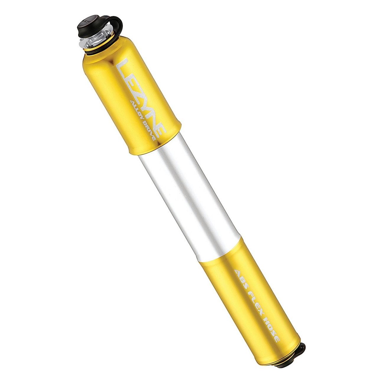 Lezyne Pompa a Mano CNC Lega Drive Oro Piccola - Compatta e Resistente per Ciclisti - 1 - Pompe - 4712805977093