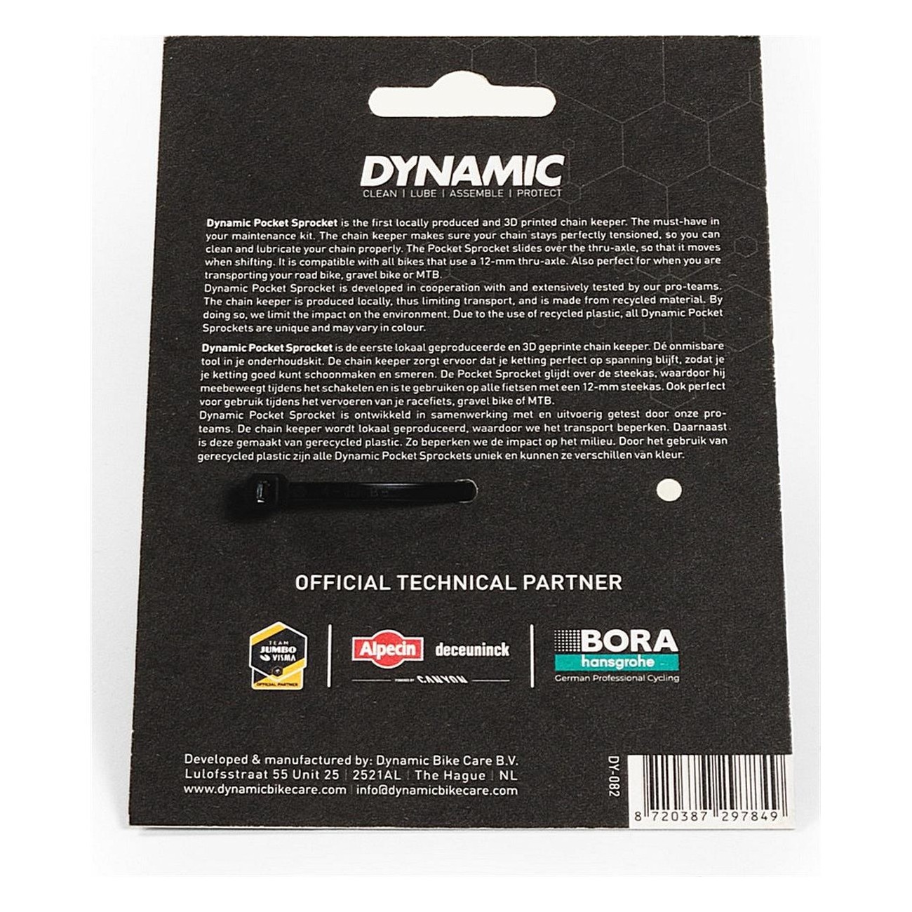 Dynamic Chain Tensioner for Pocket Sprocket - Recycled Plastic Bike Accessory - 2