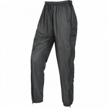 Pantalones Zip Motion Unisex XS Negro Antiviento Antipluvia Trekking - 1