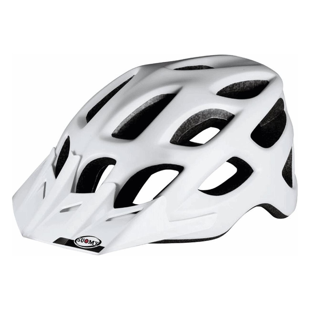 Suomy FREE Matte White Helmet - Size M (54/58cm), 230g, Lightweight & Safe - 1