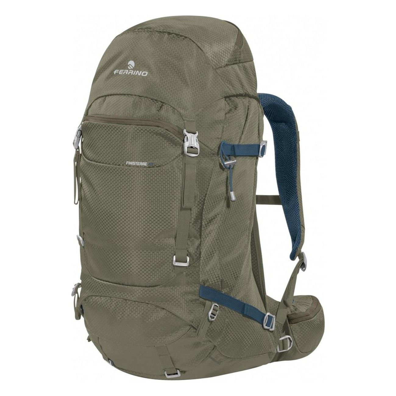 Sac à dos Finisterre 48L Vert pour Trekking avec Dry Net System - 1