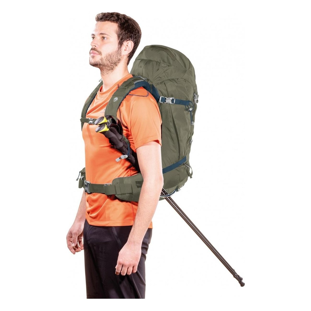 Sac à dos Finisterre 48L Vert pour Trekking avec Dry Net System - 9