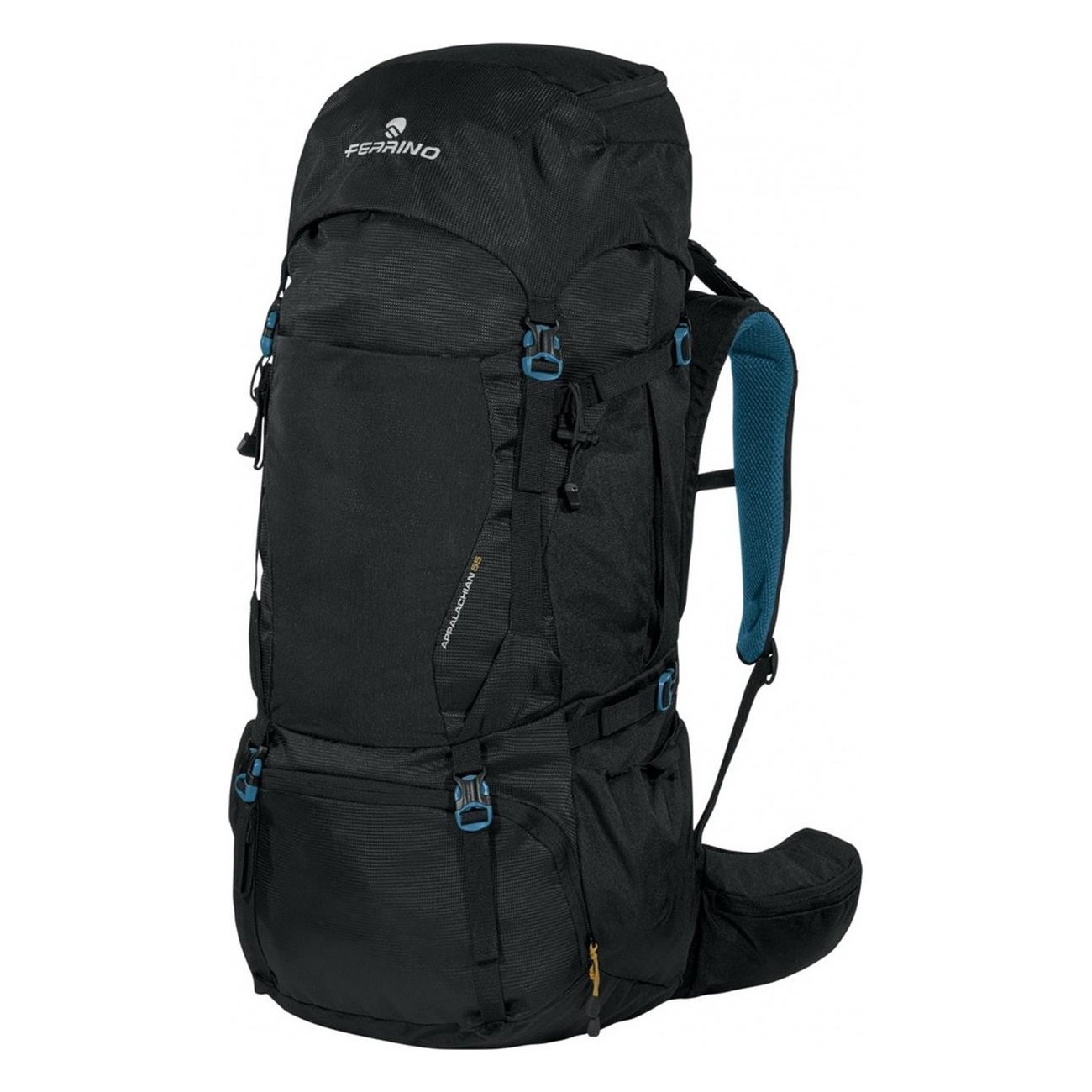 Sac à dos Appalachian 55L Noir pour Trekking avec Poches Multiples - 1