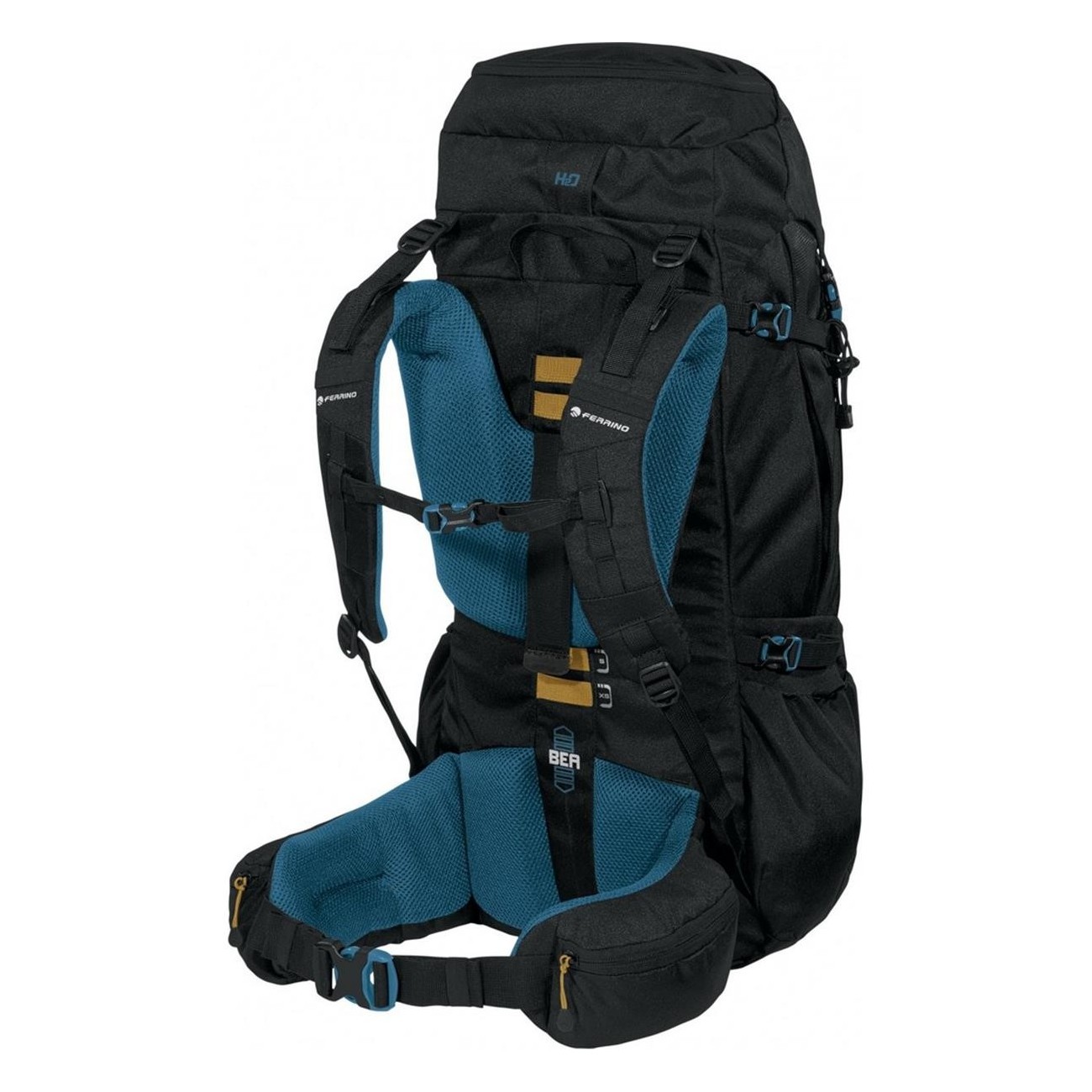 Sac à dos Appalachian 55L Noir pour Trekking avec Poches Multiples - 2