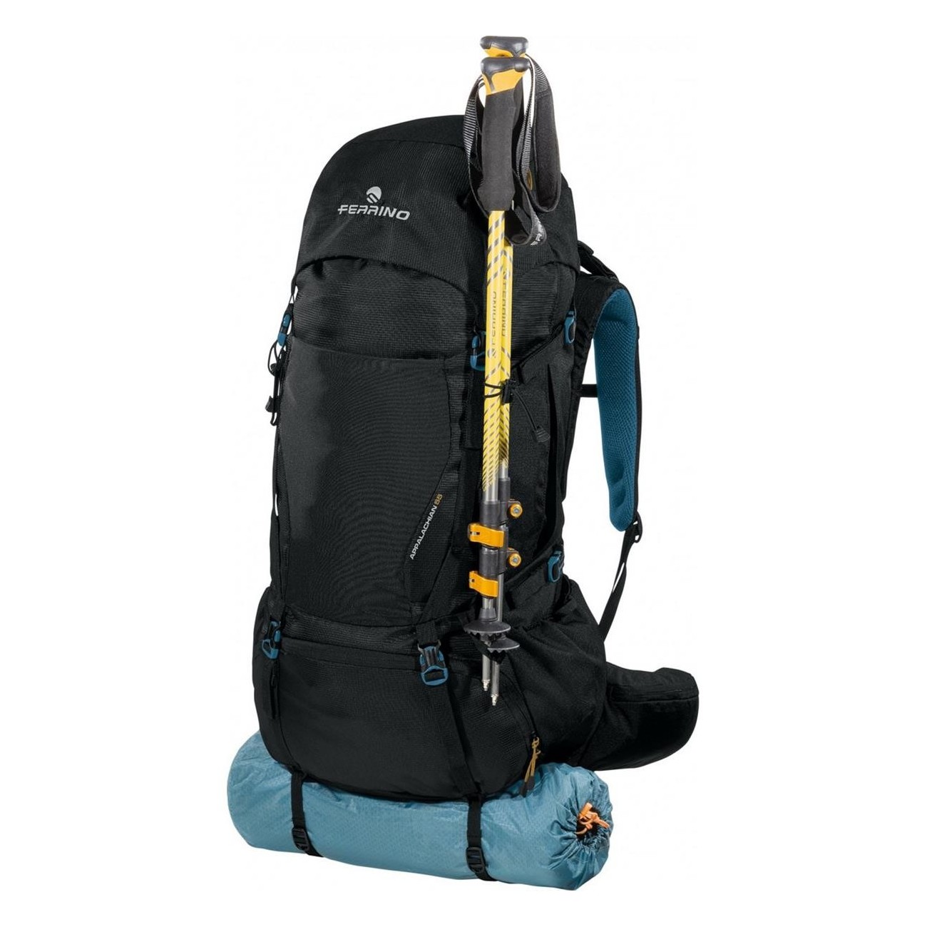 Sac à dos Appalachian 55L Noir pour Trekking avec Poches Multiples - 4