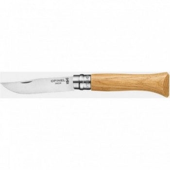 Couteau Opinel Luxe N.06 Inox avec Manche en Chêne - Élégant et Résistant - 1