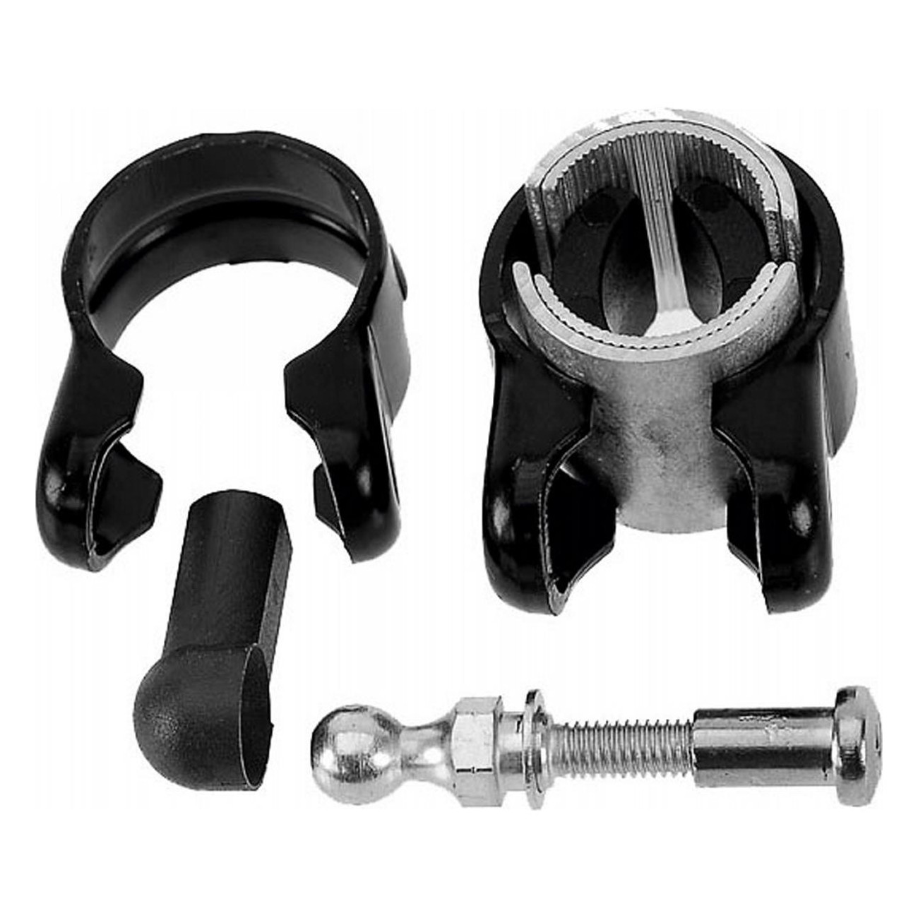 Trailgator Black Coupling Set with Ball Head Screws for Tandem - 1