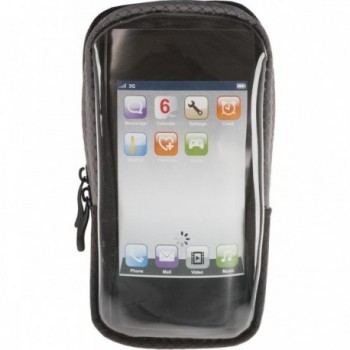 M-Wave Eindhoven SC1 Smartphone Tasche, wasserabweisend Schwarz-Grau mit 360° Clip - 2