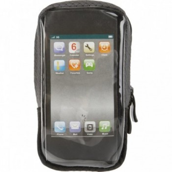 M-Wave Eindhoven SC1 Smartphone Tasche, wasserabweisend Schwarz-Grau mit 360° Clip - 3