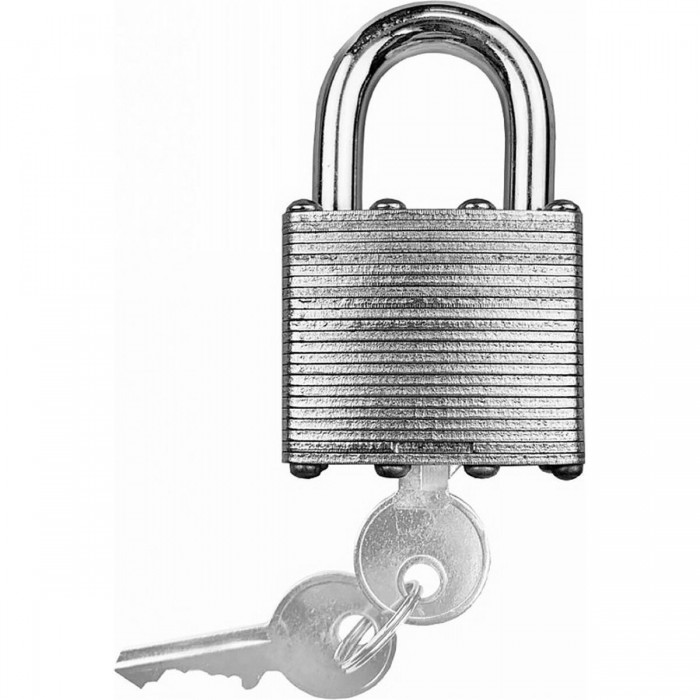 Chrome Laminated Lock 40mm for Chains CLL285, CLL290, ILL336 - 1