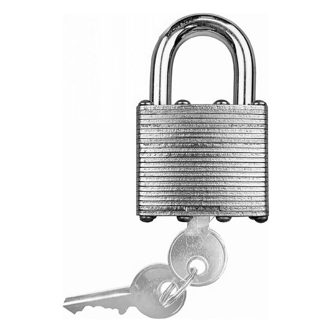 Chrome Laminated Lock 40mm for Chains CLL285, CLL290, ILL336 - 1