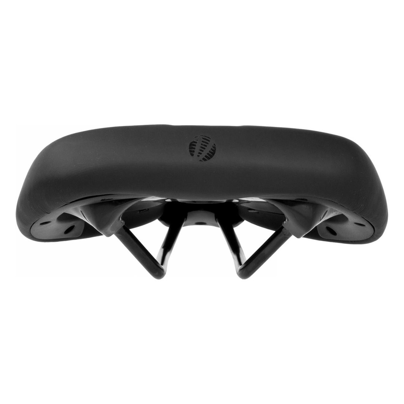 Selle Velo Tour Basic S 267x167mm Noir avec Cadre en Acier et Mousse Kofort - 4