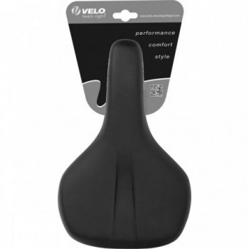 Sella Velo Tour Basic S 267x167mm Nero con Telaio in Acciaio e Schiuma Kofort - 6 - Selle - 0887539025281