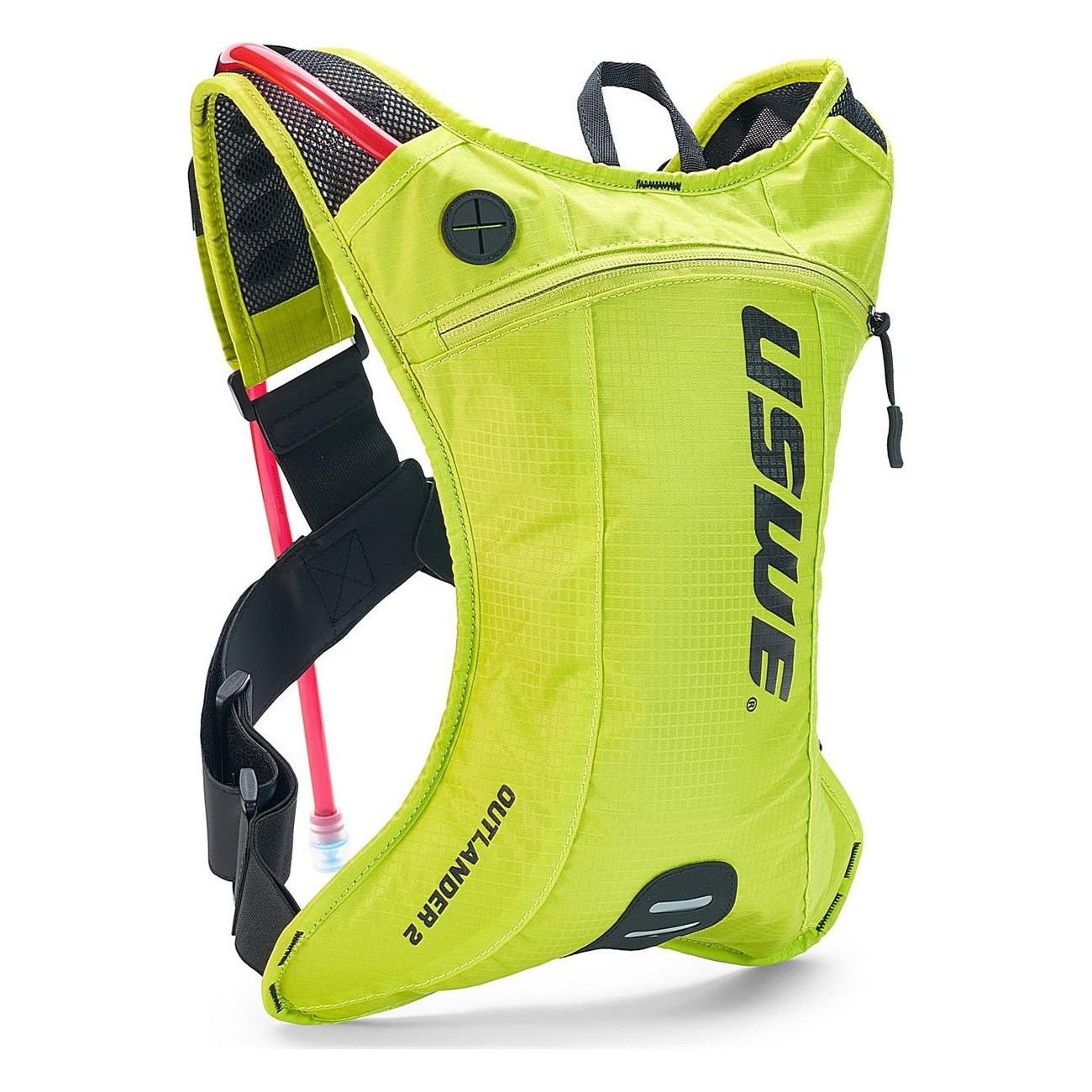 Zaino Idrico USWE Outlander 2 Litri Giallo con Sistema No Dancing Monkey per MTB, Strada e Gravel - 1 - Zaini - 7350069252937